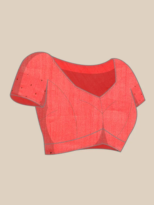 Red_Viscoss_Chiffon_Swarovski_Work_Embroidery_Saree