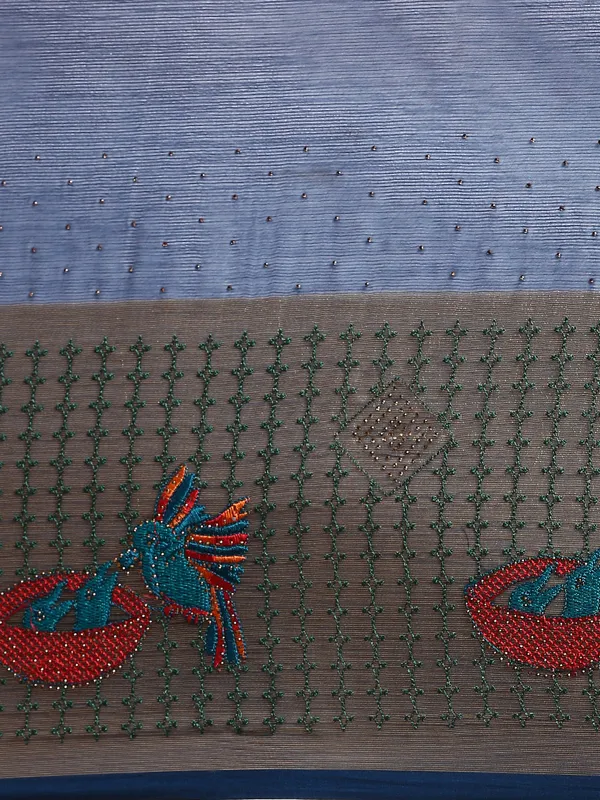 Blue_Viscoss_Chiffon_Swarovski_Work_Embroidery_Saree