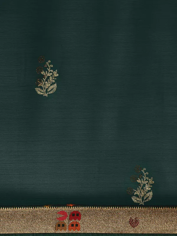 Green_Zomato__Full_Saree_Fancy_Border_With_Swaroski_Diamond_Work
