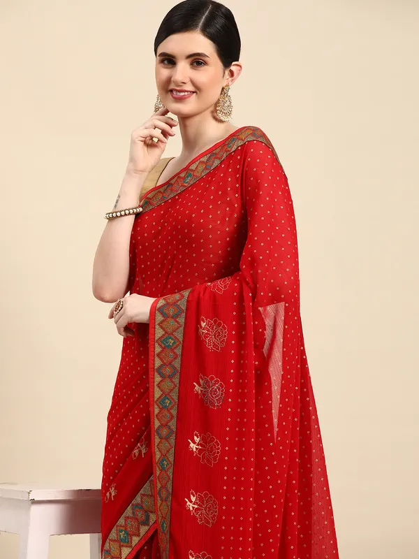 Pink_Zomato___Saree_Butti_Print_With_Swaroski_Diamond_Work