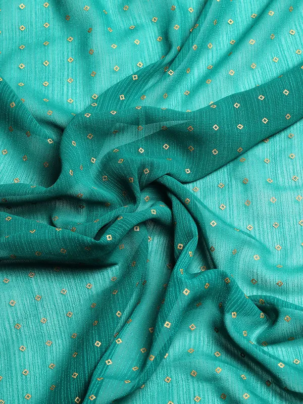 Green_Zomato__Full_Saree_Butti_Print_With_Swaroski_Diamond_Work