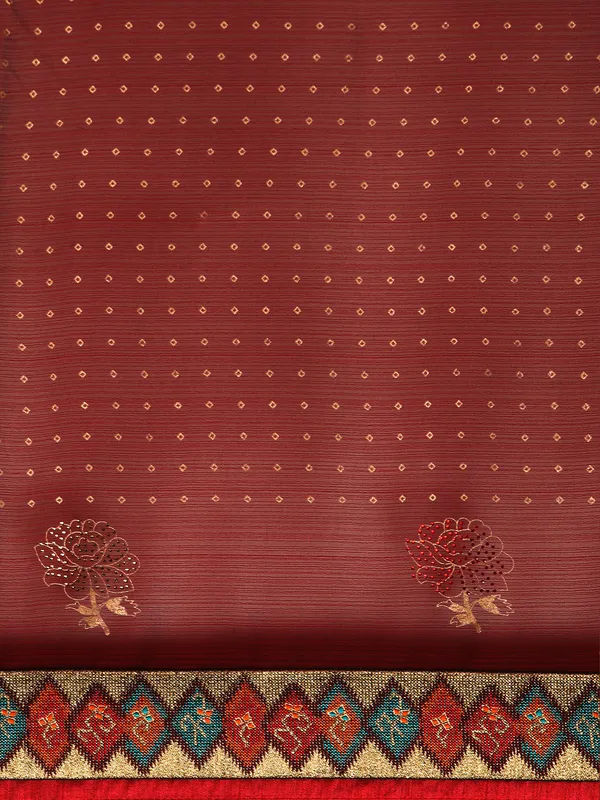 Maroon_Zomato__Full_Saree_Butti_Print_With_Swaroski_Diamond_Work