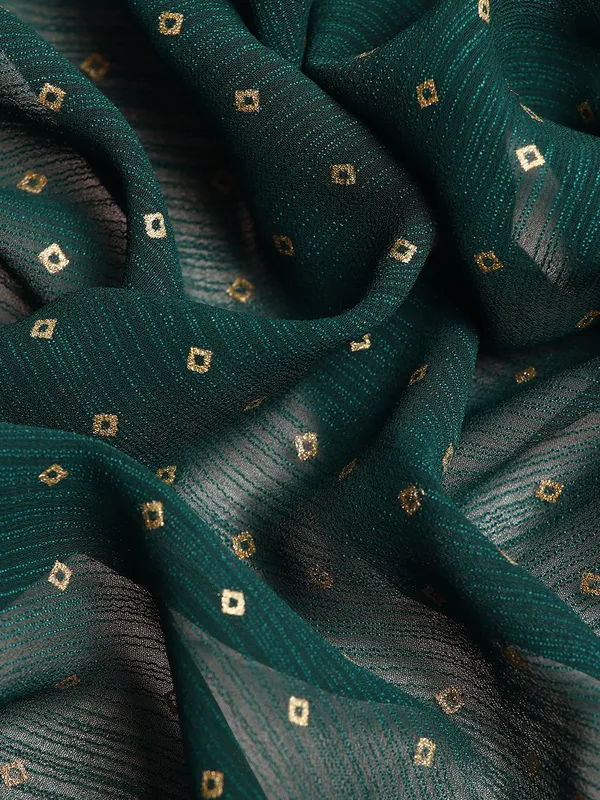 Green_Zomato__Full_Saree_Butti_Print_With_Swaroski_Diamond_Work