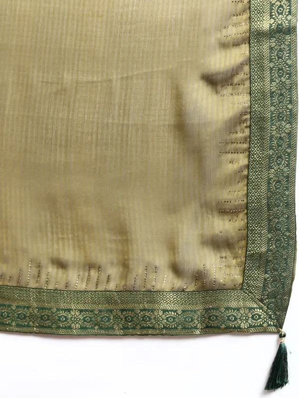 Mehndi_Moss_Silk_Designer_Saree