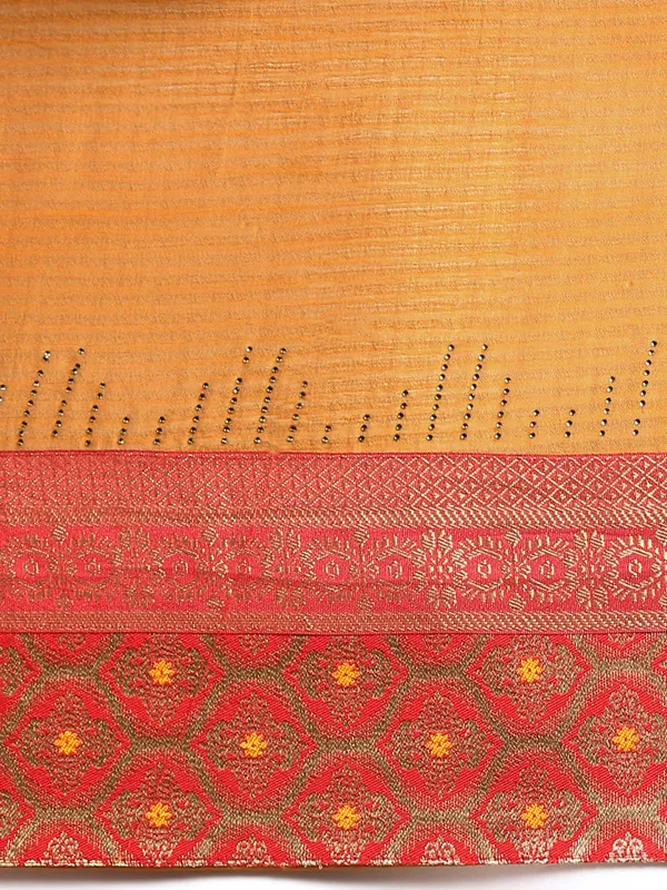 Mustard_Moss_Silk_Designer_Saree