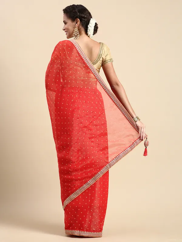Pink_Shimmer_Chiffon_Embroidery_Border_with_Foil_Work_Saree