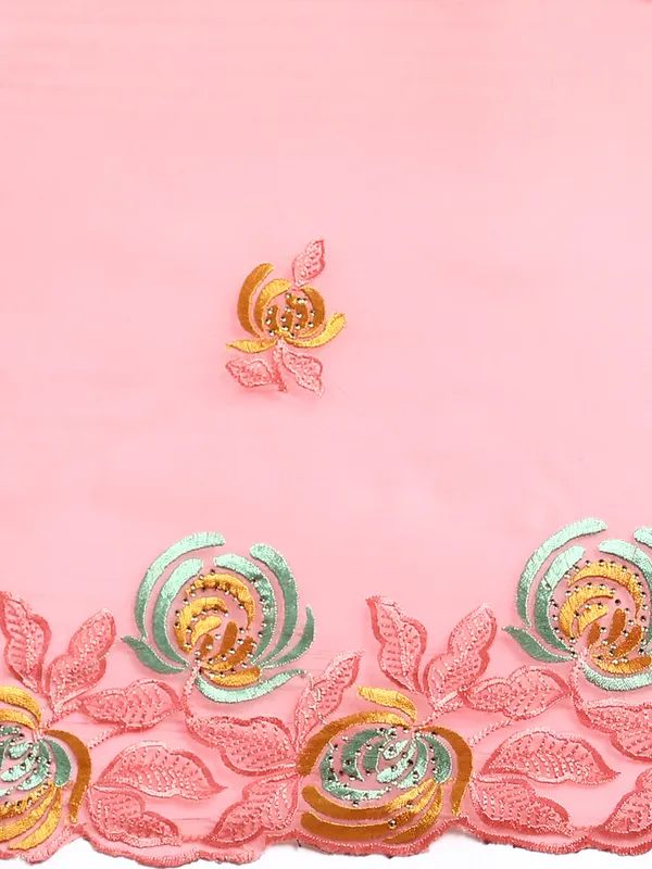 Pink_Soft_Orgenza_Swarovski_Work_Embroidery_Saree