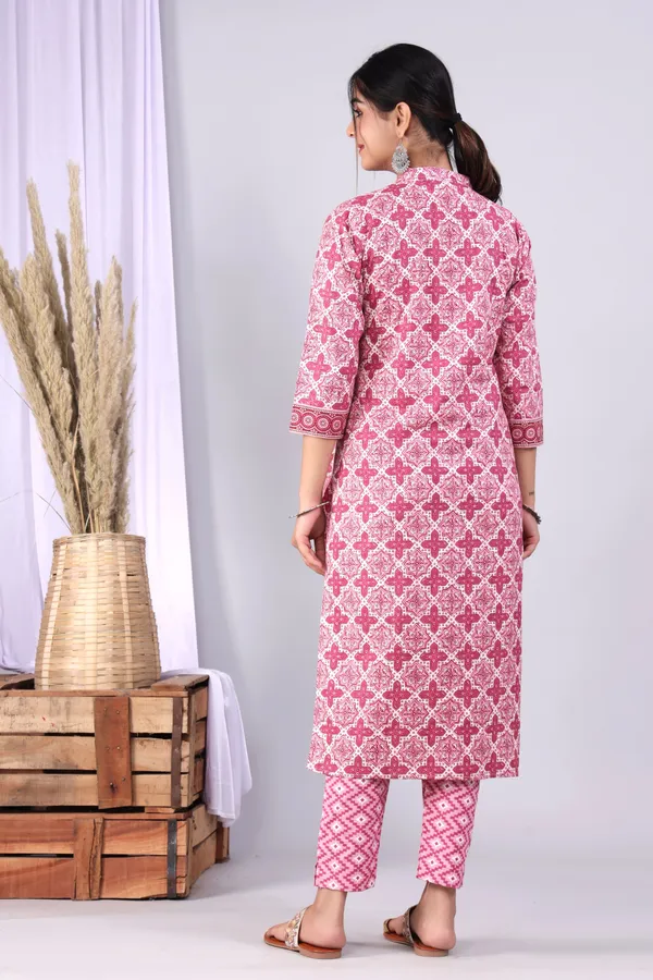 Pink_Pure_Cotton_Printed_Casual_Wear_Kurti_For_women