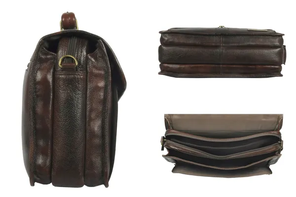 100%_Pure_Black_Leather_Laptop__Bag