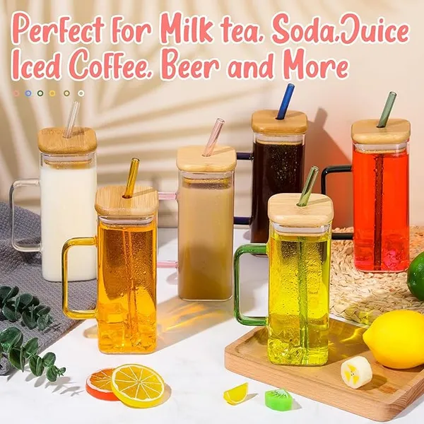 Premium_Squre_Can_Glass_Tea_and_Coffee_Sipper_Tumbler_and_Glass_Starw-_400ml-_Glass_Fruit_Juice_Milk_Soda_Water_Drinking_Glass_Mug_with_Starw_Cup_Set_of_1