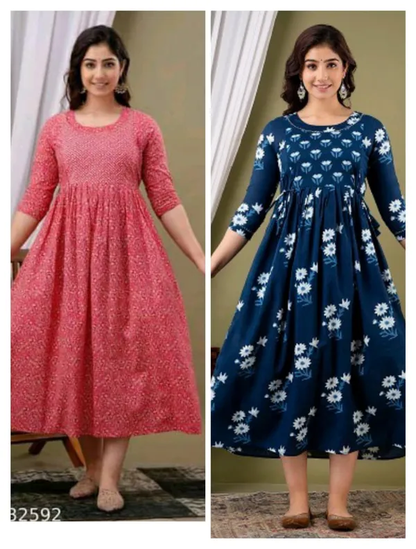 Rubi_mota_patakha_Cotton_Printed_Maternity_And_Feeding_Kurti_Combo_Of_2