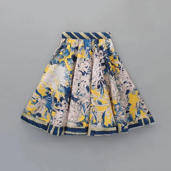 Blue_Girls_Cotton_Chevron_Printed_Top_With_Printed_Lehenga_Set