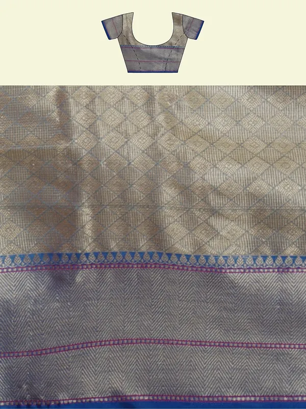 Sea_Green_Cotton_Blend_Banarasi_Sarees_For_Women