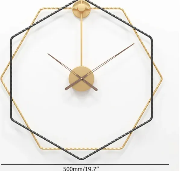 Golden_&_Black_Iron_Premium_&_Elegant_Rust_Free_Wallclock_Of_(24_X_24)_In