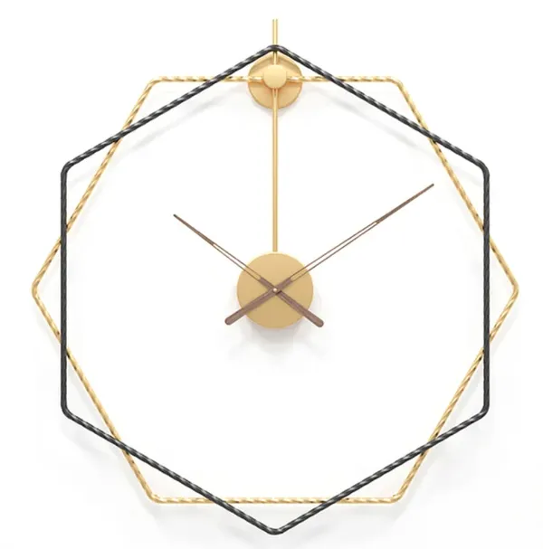 Golden_&_Black_Iron_Premium_&_Elegant_Rust_Free_Wallclock_Of_(24_X_24)_In