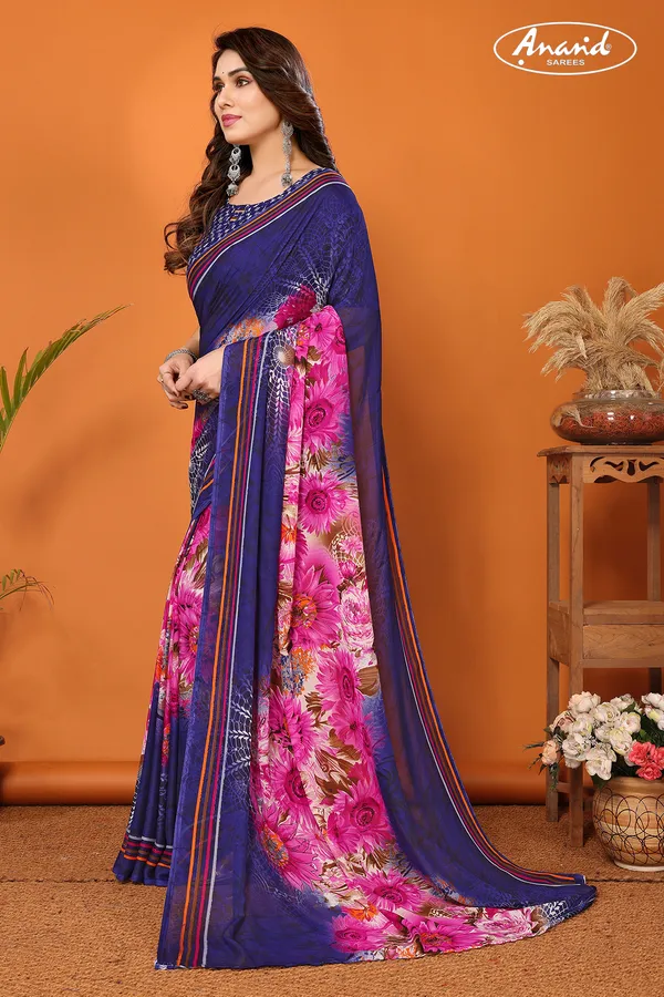 Anand_Sarees_Ombre,_Striped,_Floral_Print_Daily_Wear_Georgette_Saree_(Dark_Blue)