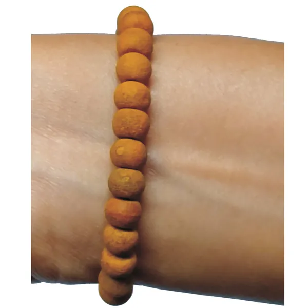 Natural_Haridhra_Adjustable_Elastic_Bracelet_Pasupu_Kommu_Poosala_Kankanam_Manjal_Kaapu