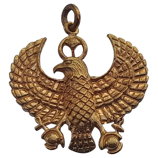 Consecrated_Vishnu_Vahan_Garuthmanth_Garudalwar_Panchaloha_Pendant_1Â¼inch_6grams
