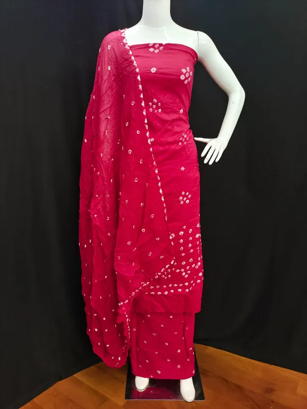Unstitched_Suit_Dress_Material_|_Sanaya_Pure_Cotton_Hand_Bandhej_Bandhani_|_Premium_Unstitched_Suit_Material_For_Her_|_4.50_Meter_Top_&_Bottom_With_2_Meter_Dupatta
