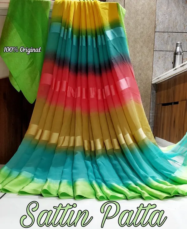 Divyapriya_Printed_Georgette_Big_Satin_Border_Saree_With_Blouse
