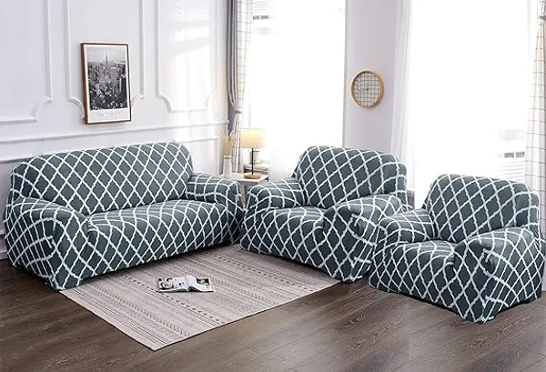 iLiv Premium Non Slip Elastic Stretchable Sofa Cover 3 Seater Grey Price in India Buy iLiv Premium Non Slip Elastic Stretchable Sofa Cover 3