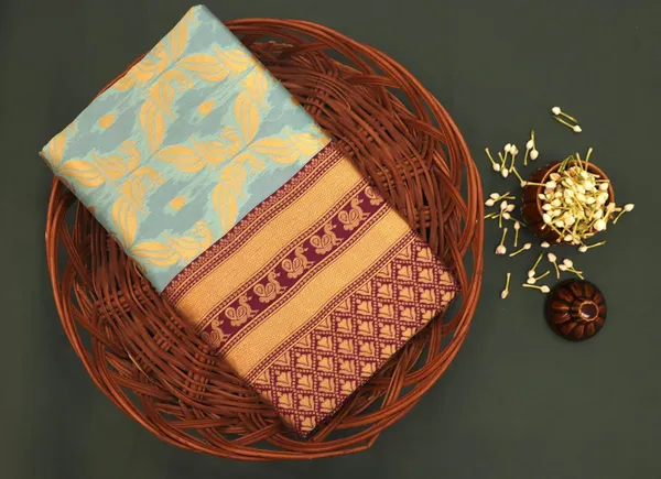 Light_Blue_Woven_Kanjivaram_Silk_Saree_with_Saree_Cover