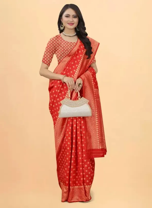 Red_Woven_Kanjivaram_Silk_Saree_with_Saree_Cover