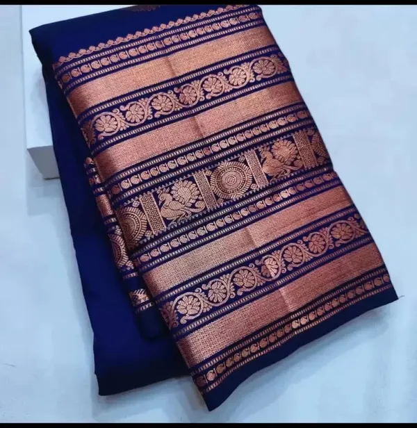 Blue_Woven_Kanjivaram_Silk_Saree_with_Saree_Cover
