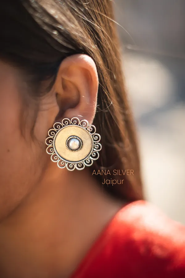925_Pure_Sterling_Silver_|_Versatile_Fine_Flower_Earrings_|_Well_Stamped_&_Hallmarked