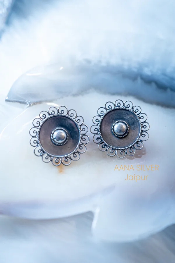 925_Pure_Sterling_Silver_|_Versatile_Fine_Flower_Earrings_|_Well_Stamped_&_Hallmarked