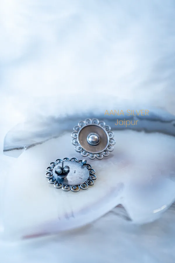 925_Pure_Sterling_Silver_|_Versatile_Fine_Flower_Earrings_|_Well_Stamped_&_Hallmarked