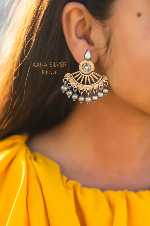 925_Pure_Sterling_Silver_|_Statement_Balls_Earrings_|_Well_Stamped_&_Hallmarked