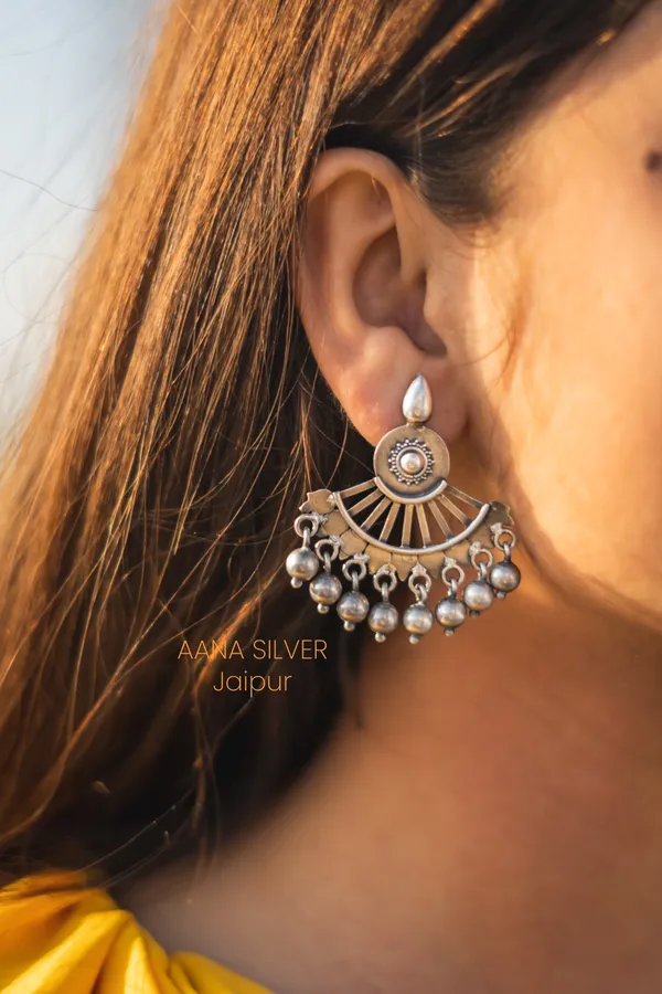 925_Pure_Sterling_Silver_|_Statement_Balls_Earrings_|_Well_Stamped_&_Hallmarked