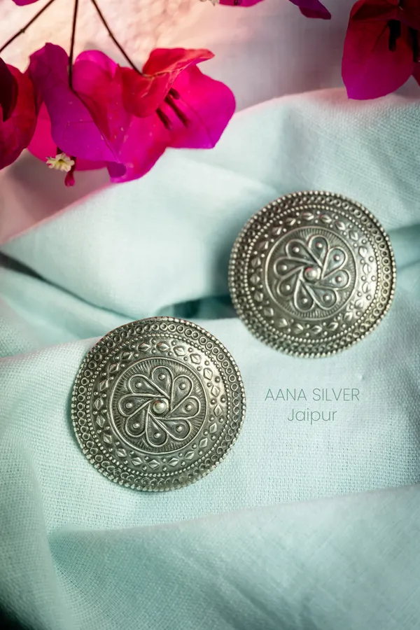 925_Pure_Sterling_Silver_|_Classic_Everyday_Flower_Earrings_|_Well_Stamped_&_Hallmarked
