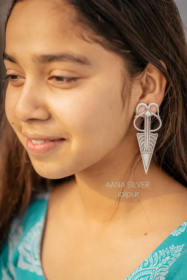925_Pure_Sterling_Silver_|_Aabharan_Everyday_Statement_Earrings_|_Well_Stamped_&_Hallmarked