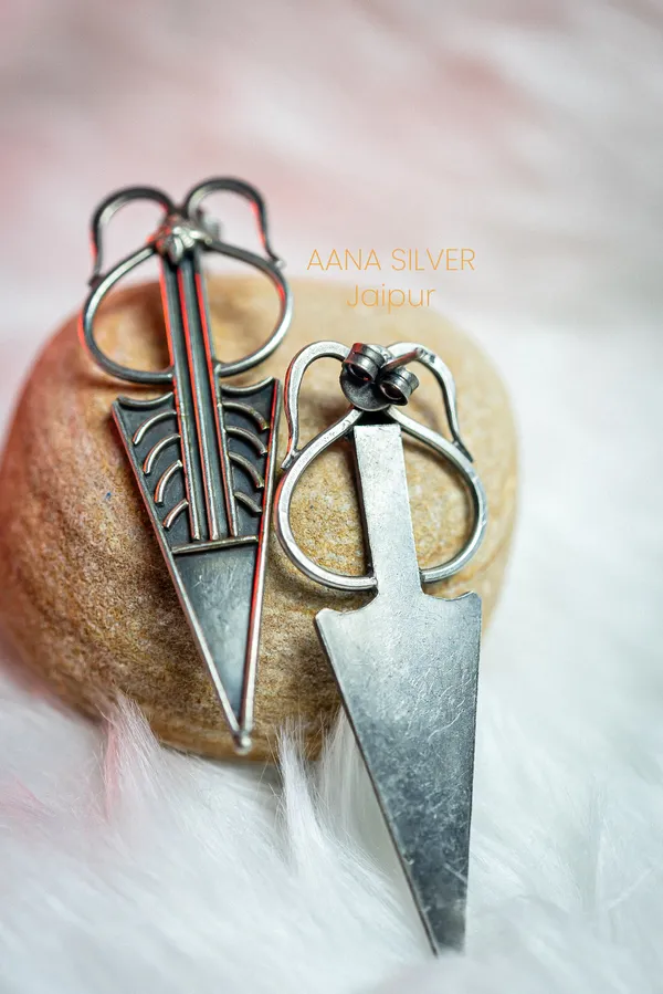 925_Pure_Sterling_Silver_|_Aabharan_Everyday_Statement_Earrings_|_Well_Stamped_&_Hallmarked
