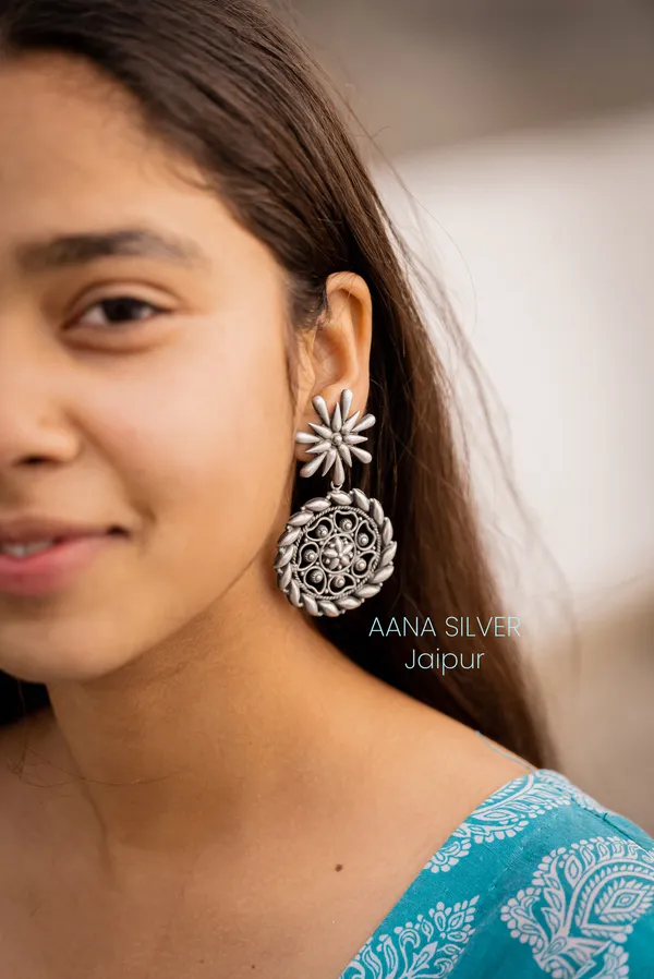 925_Pure_Sterling_Silver_|_Aabharan_Everyday_Versatile_Flower_Earrings_|_Well_Stamped_&_Hallmarked