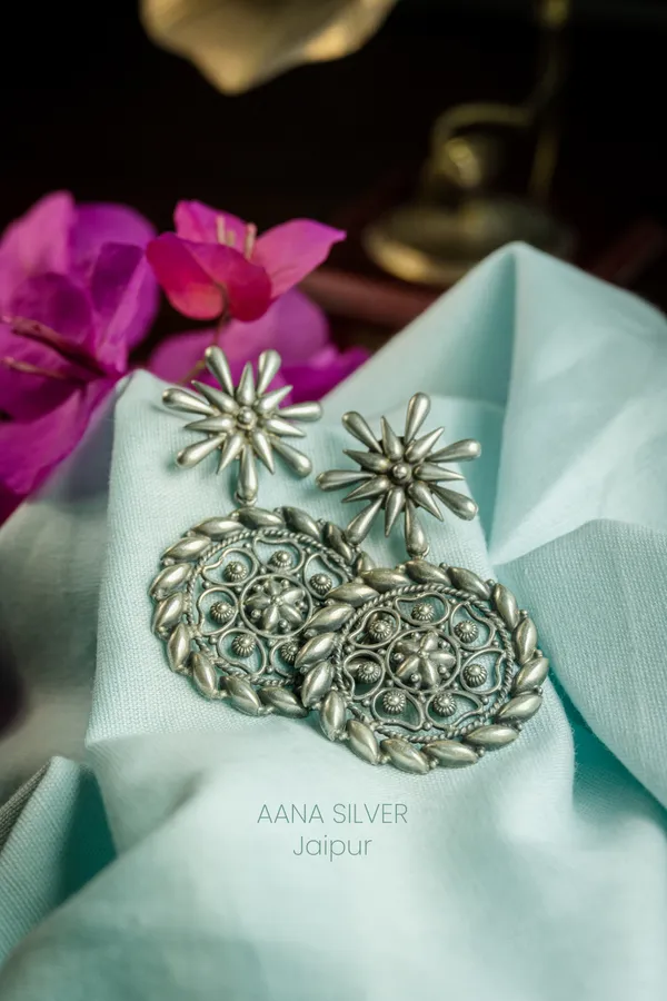 925_Pure_Sterling_Silver_|_Aabharan_Everyday_Versatile_Flower_Earrings_|_Well_Stamped_&_Hallmarked