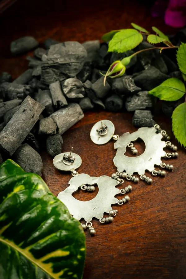 925_Pure_Sterling_Silver_|_Aabharan_Everyday_Versatile_Peacock_Earrings_|_Well_Stamped_&_Hallmarked