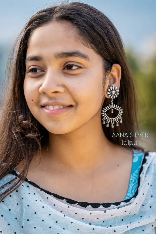 925_Pure_Sterling_Silver_|_Aabharan_Jhumri_Earrings_|_Well_Stamped_&_Hallmarked