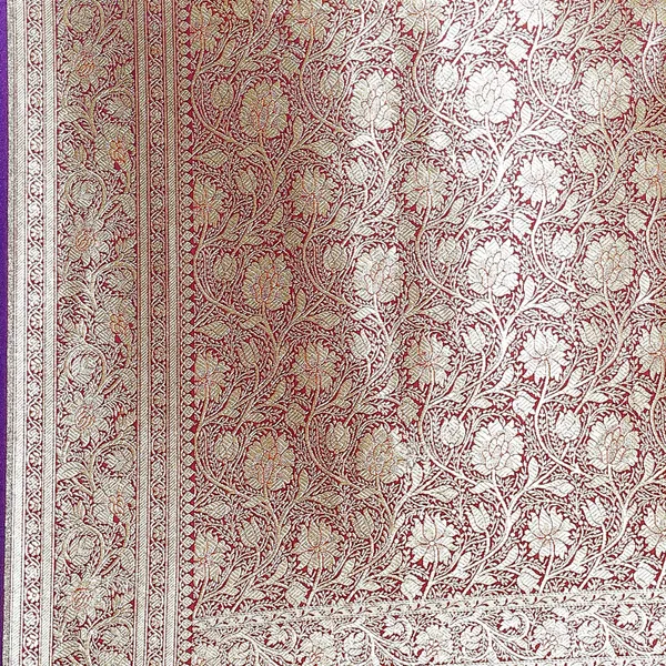 Red_Satin_Silk_Banarasi_Sarees_For_Women