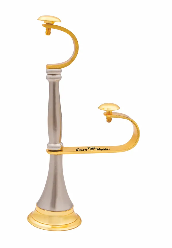 Curtain_Support_Round_Double_Pole_Brass_Gold_Silver