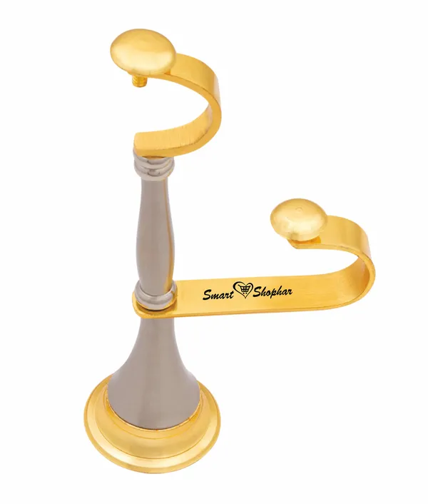 Curtain_Support_Round_Double_Pole_Brass_Gold_Silver