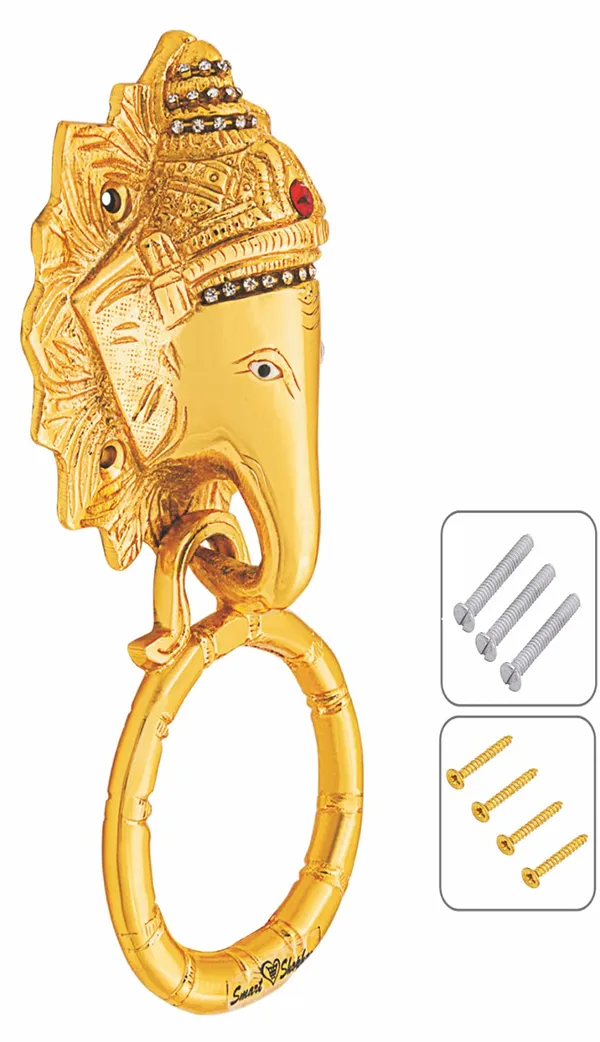 Pull_handle_Elephant_Brass_Gold