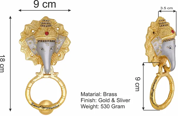 Pull_handle_Elephant_Brass_Gold_Silver