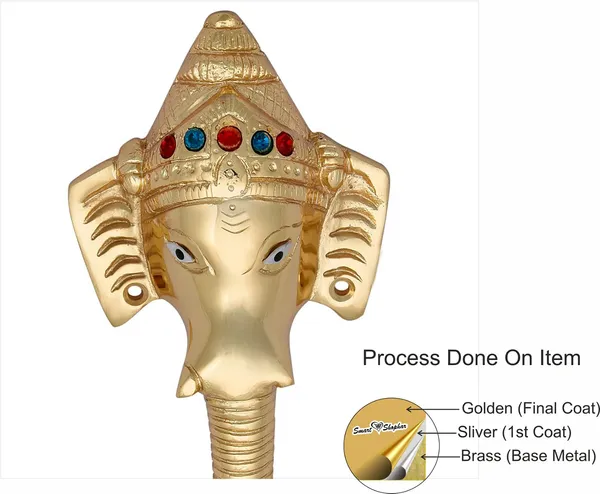 Pull_Handle_Ganesha_Avighna_Brass_Gold
