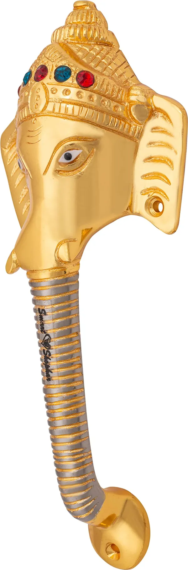 Pull_Handle_Ganesha_Avighna_Brass_Gold_Silver