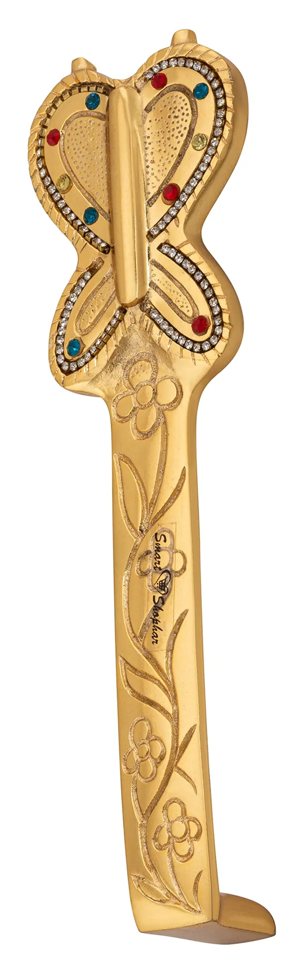 Pull_Handle_Butterfly_Brass_Gold