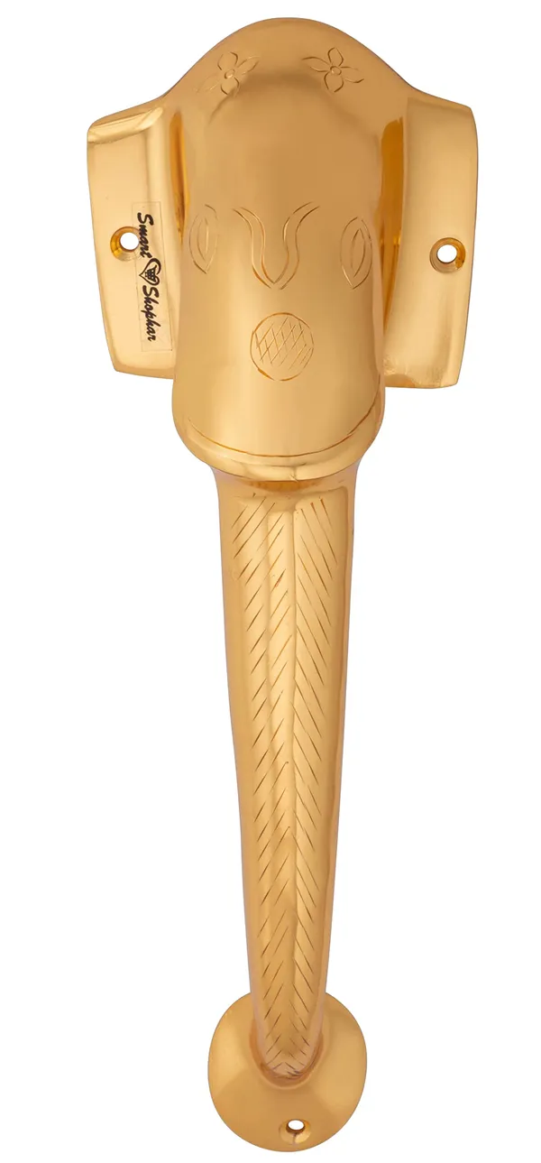 Pull_handle_Elephant_Brass_Gold