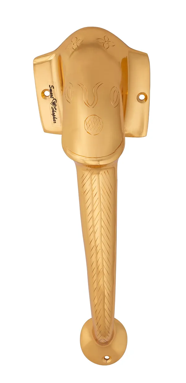 Pull_handle_Elephant_Brass_Gold